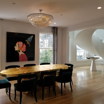Modern Curved Stairs