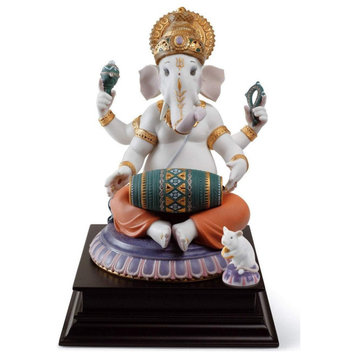 Lladro Mridangam Ganesha Limited Edition Figurine 01007184