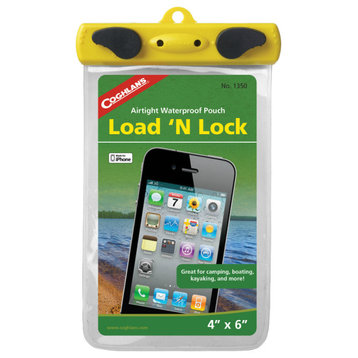 Coghlan's 1350 Load'N Lock Waterproof Pouch for iPhone, 4" x 6"