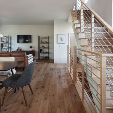 Scandinavian Modern Style Dining Room Open Floor Plan