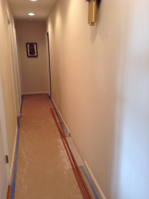 Paint color for narrow hallway.
