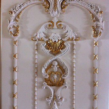 Gilded decorative ornamentation
