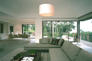 Inspiration for a contemporary living room remodel in San Francisco