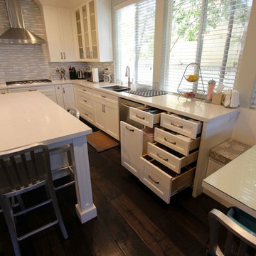78 - San Clemente Kitchen Remodel with Custom Cabinets & Wood Floor