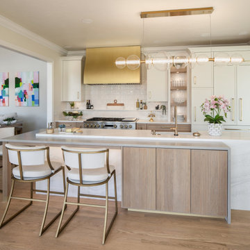 Stunning Transitional Kitchen Design Remodel in Oak Tree, Edmond
