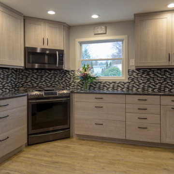 Rustic Barn Oak Kitchen in Nashua NH