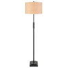 Baitz 62.5'' High 1-Light Floor Lamp Matte Black Includes LED Bulb