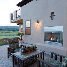 Hand troweled stucco