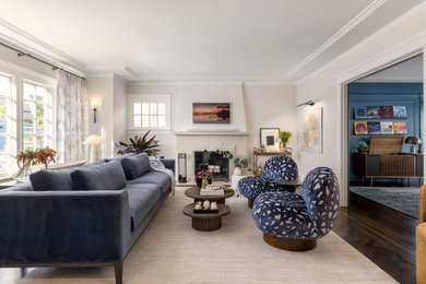 Living room - contemporary living room idea in San Francisco