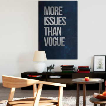 "More Issues than Vogue" Painting Print on Wrapped Canvas