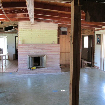 1950's Ranch House on Tanque Verde - Before living room