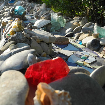 Ein Bachlauf aus Mosaik
