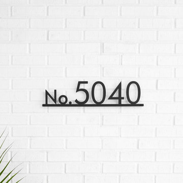 Mod Mettle Address Sign