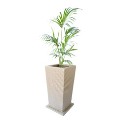 Tall Outdoor Wicker Planter - Products
