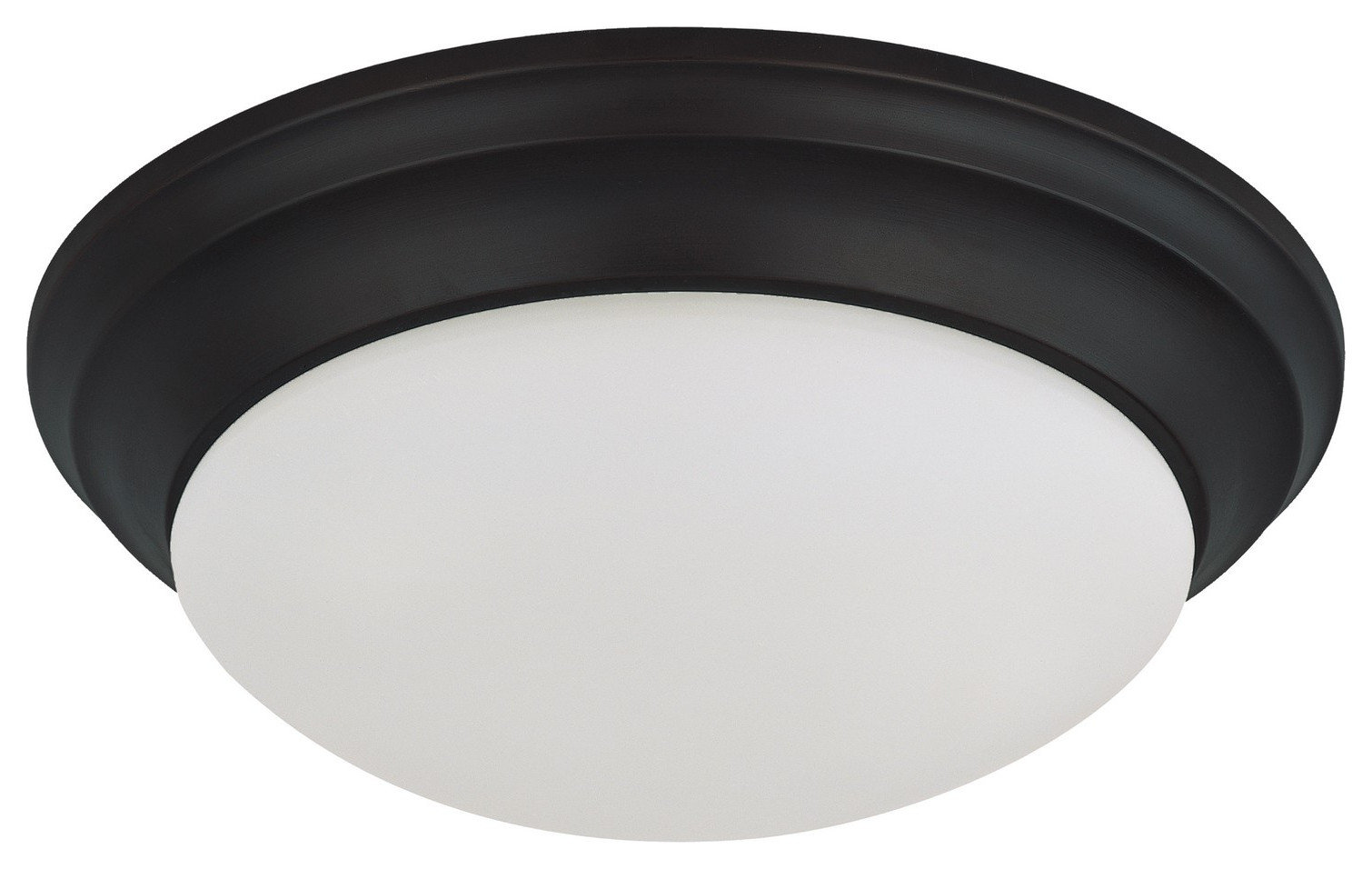 LED Flush Mount in Matte Black - Transitional - Flush-mount Ceiling ...