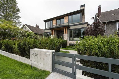 Trendy home design photo in Vancouver
