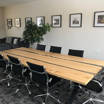 Ironclad Elm Table with Dagny Leg