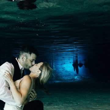 Underwater trash the dress photographer