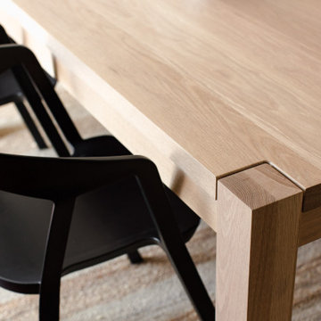 'Nova' White Oak Custom Dining Table