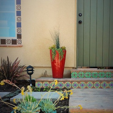 Spanish courtyard and kitchen garden