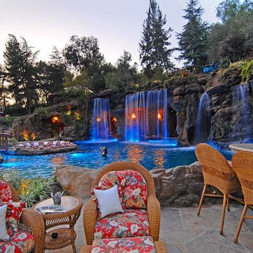 Naturalistic Pools with Grotto