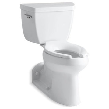Kohler Barrington 2-Piece Elongated 1.0 GPF Toilet w/ Left-Hand Lever, White