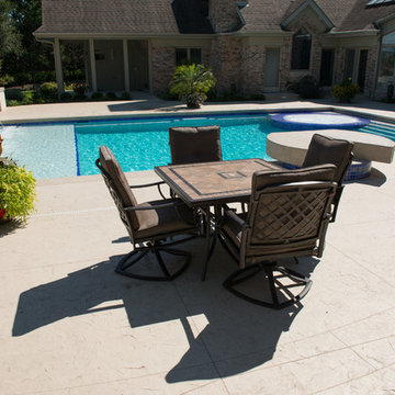 Pool with Accent Lighting