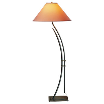 241952-1027 Metamorphic Contemporary Floor Lamp in Vintage Platinum