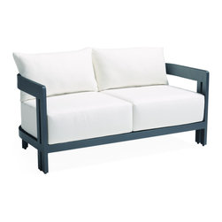 Porticello Aluminum Loveseat - Outdoor Loveseats