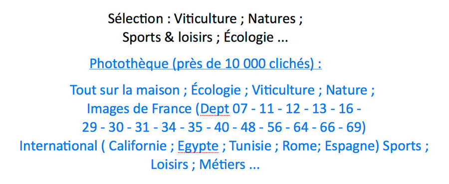 Autre sélection de la photothèque