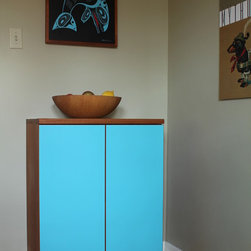Blue Floating Cabinet - Products