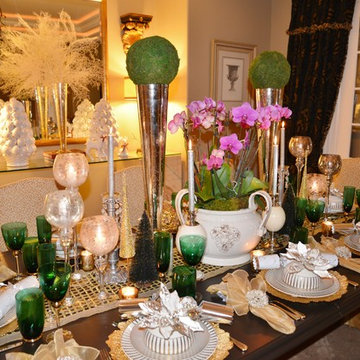MY 2014 CHRISTMAS TREE, REINDEER & TABLE SETTINGS