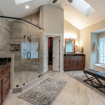 Enjoying of a Modern, Rejuvenated, and Functional Master Bath in Great Falls VA