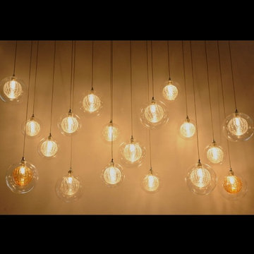 REFLECTION BREEZE BLOWN GLASS CHANDELIER