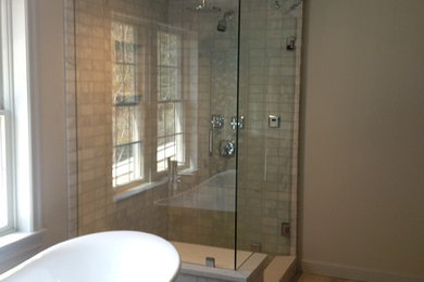 Bathroom - contemporary bathroom idea in Boston