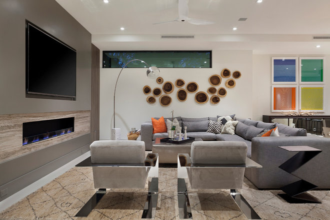 Contemporary Living Room by Marc-Michaels Interior Design