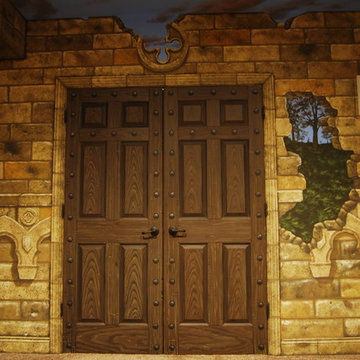 Game of Thrones Home Theater Mural by Tom Taylor of Wow Effects in Virginia.