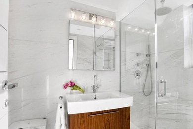 Bathroom - contemporary bathroom idea in New York