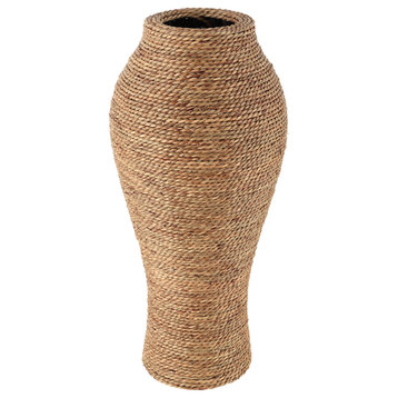 Natural Brown Seagrass Vase 564116