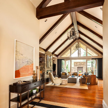 Transitional Living Room