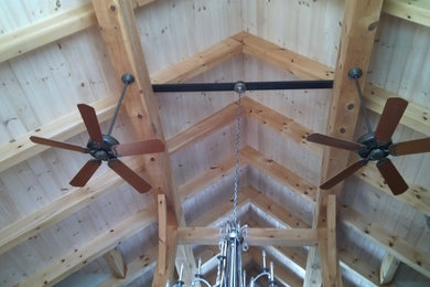 Inspiration for a rustic home design remodel in Other