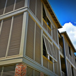 800 Park Luxury Privacy Panels - Exterior Shutters