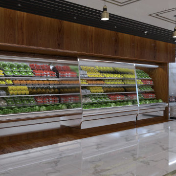 3d rendering and designing grocery shopping