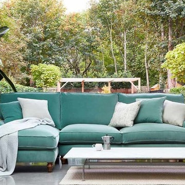 Whinfell Chaise Velvet Sofa