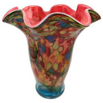Dale Tiffany - Dale Tiffany AV21003 Andissa, Vase, 15.75"x14.5"W - Bright and colorful, our lively Andissa Hand BlownAndissa Vase-15.75 I Hand Blown Art Glass *UL Approved: YES Energy Star Qualified: n/a ADA Certified: n/a  *Number of Lights:   *Bulb Included:No *Bulb Type:No *Finish Type:Hand Blown Art Glass