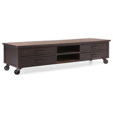 Industrial Entertainment Centers And Tv Stands by Zin Home
