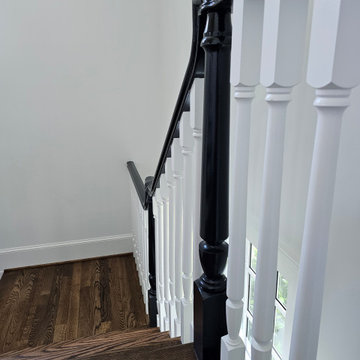 Project #121 | Elegant Freestanding U-Shaped Staircase