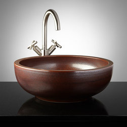 Timor Hand-Glazed Vessel Sink - Bathroom Sinks