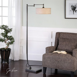 Lamine Floor Lamp | Uttermost - Floor Lamps