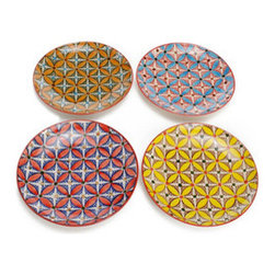 Oaxaca Ceramic Dinner Plates - Set of 4 - Dinner Plates